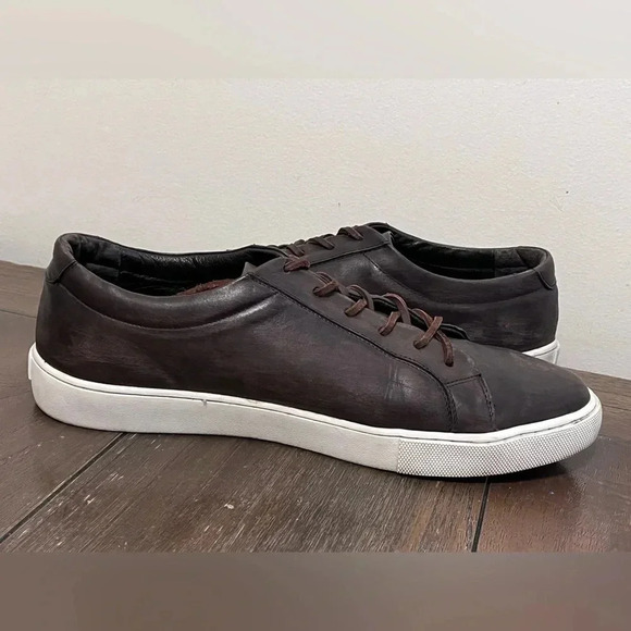 Freebird Newport Brown Leather Sneakers Mens size 12 - Picture 8 of 11